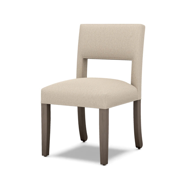 Custom 19" Dining Chair, Beige, Gray