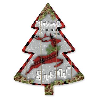 The Holiday Aisle Holiday Wishes Wishing Tree Hand Towel, Black