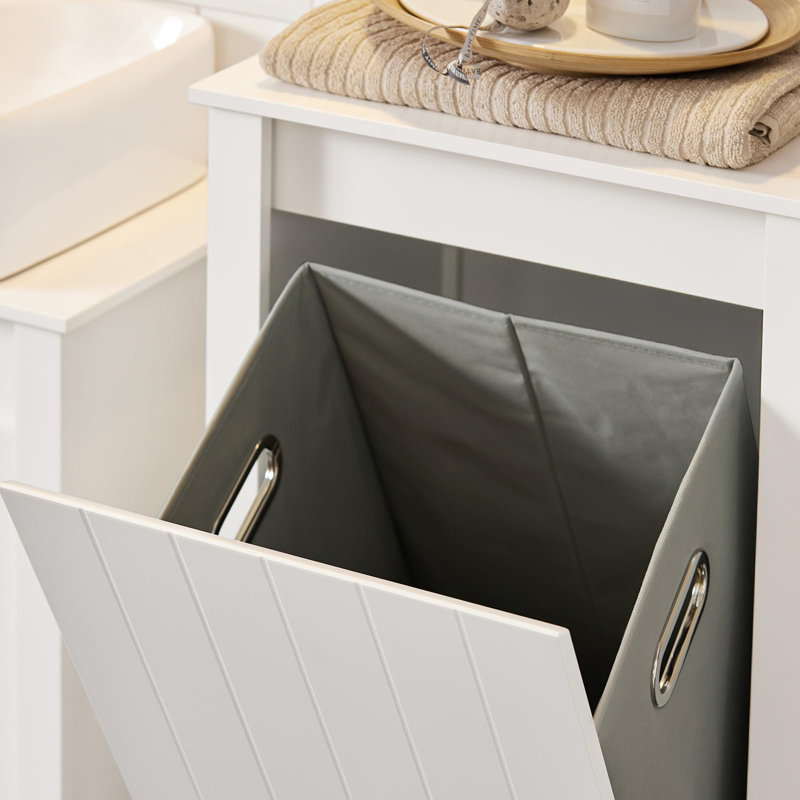 Wood Cabinet Laundry Hamper