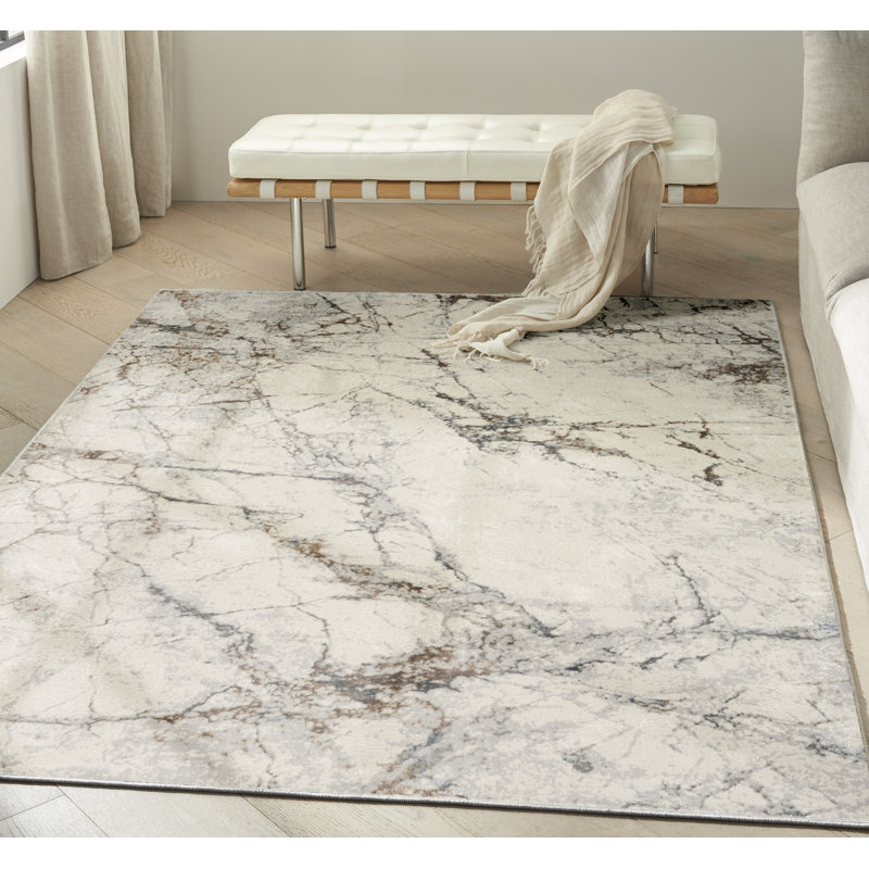 Tapis d'intérieur moderne Calvin Klein CK073, Rectangle 7 pi 10 po x 9 pi 10 po