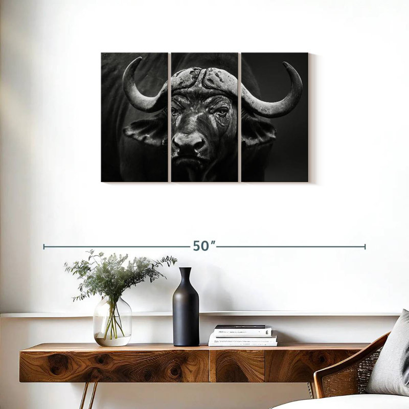 Buffle d'eau Brampt, H 20 po x l 33 po