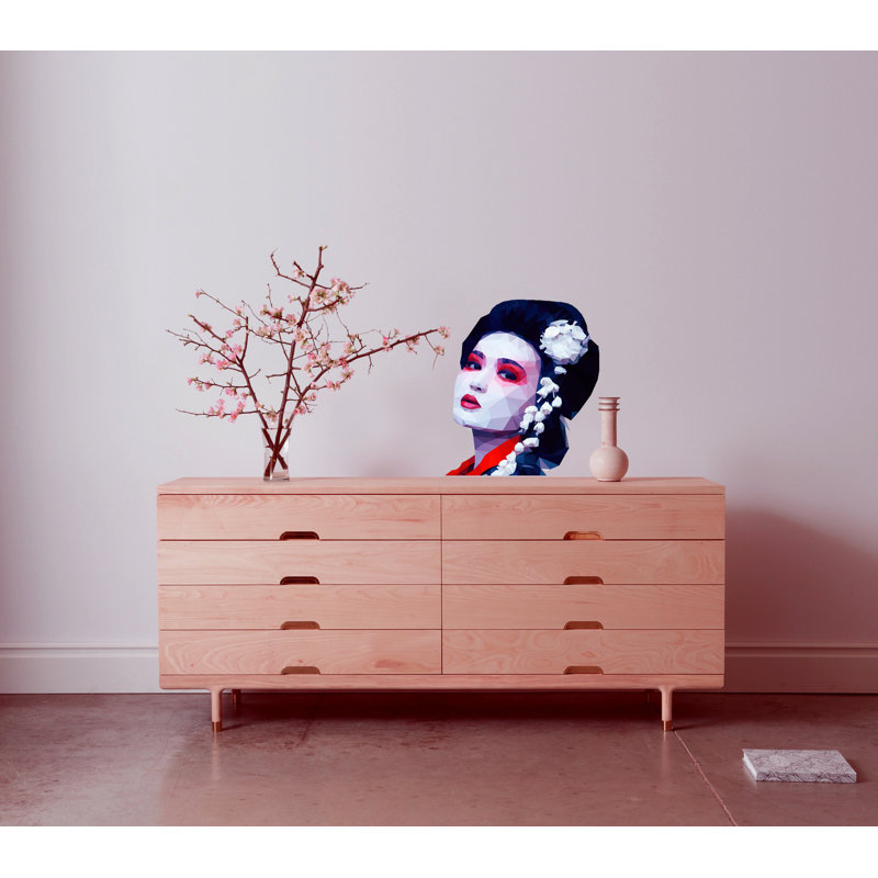 Adhésif décoratif Geisha, H 20 po x l 22 po
