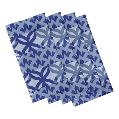 Aksel Polyester Geometric Square Napkin