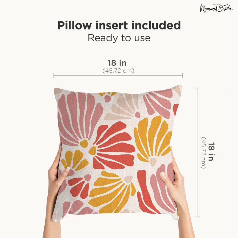 Floral Throw Pillow