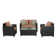 Bali 4 - Person Patio Conversation Sets with Cushions