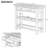 Retro Console Table With Drawer And Two Sturdy Shelves For Entryway, Living Room-2075873109