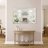 Oversized Modern Rectangle Bathroom Mirror With Silver Frame Decorative Large Wall Mirrors For Bathroom Living Room Bedroom Vertical Or Horizontal Wall Mounted Mirror With Aluminum Frame-832532347