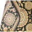 High-Quality Hand-Knotted Black Area Rug