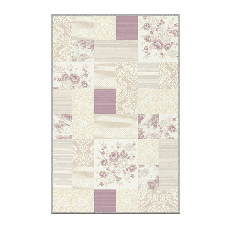 Luxurious 3D Printed Area Carpet, 5.9 x 9.2 Feet | 1% Polyester, .3 in Pile Height, 65 g/m² | Antibacterial & Non-Slip Underside, Machine Washable for Easy Care | Perfect for Living Room, Bedroom, or Office Décor