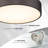 12 Inch Simple Drum Flush Mount