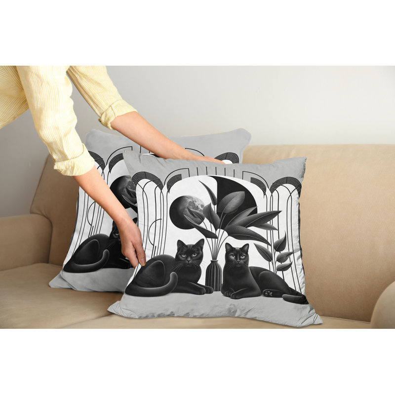 429892 Housse de coussin pour chat Ambesonne, H 24 po x l 24 po