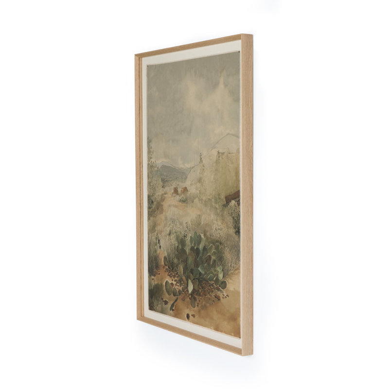 Flowing In A Dry Land Painting by Aileen Fitzgerald, 40" H x 30" W