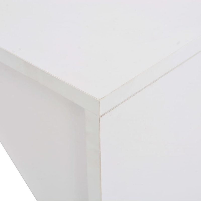 Table de bar, table de pub, table bistro pour salle à manger avec armoire, Blanc