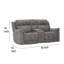 Causeuse inclinable électrique Corbin avec porte-gobelets-110979826