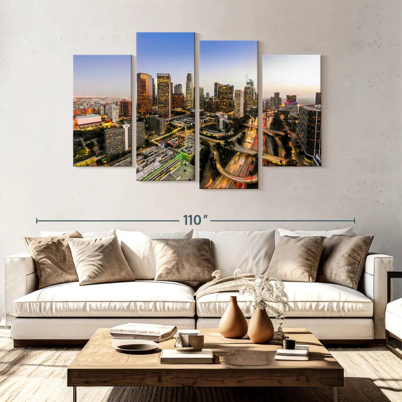 Sireci Los Angeles Bustle, 54"H x 84"W