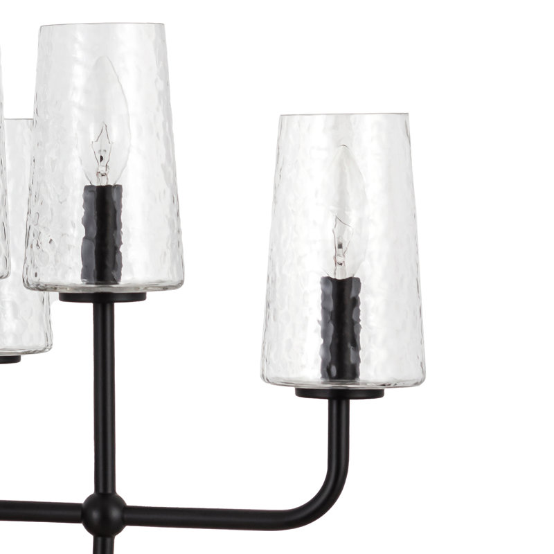 Lustre à niveaux 8 lumières Ahsaad