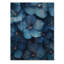 Collages aqua coquelicots de tranquillité I - impression sur bois de coquelicots - sur bois de pin naturel-812481897