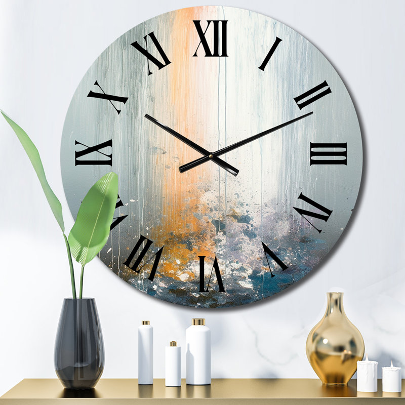 Horloge murale en métal, Petit