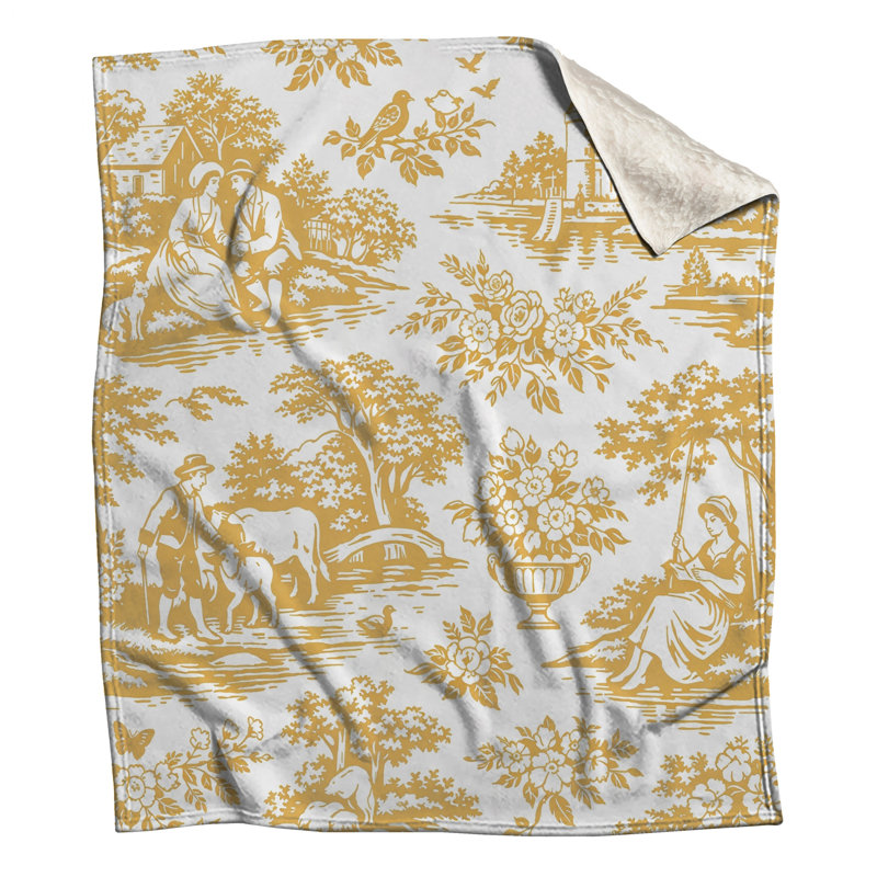 Couvertures Golden campagne, 60in W x 80in H