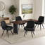 Modern Dining Chairs 54.8*46.9*83.2cm Tech Fabric Upholstery with Stylish Design Sofa-Level Cushioning Pet-Friendly Durable Scratch Resistant for Kitchen Dining Room or Home Office-1013287189-1034794734