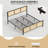 Vena Boho Style King Bed Frame with Rattan Headboard and Footboard, No Box Spring Needed, Iron Platform Bed With Stable Metal Frame-1415020892