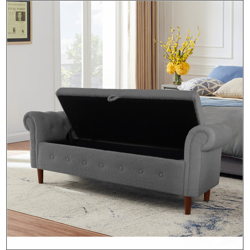 Banc de rangement multifonctionnel rectangulaire