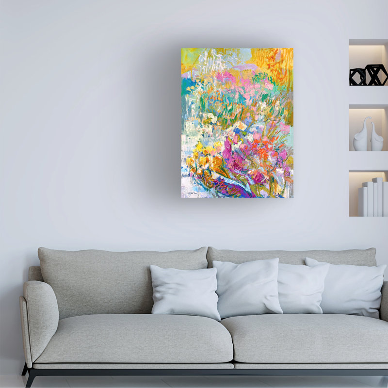 Jour céleste sur toile, H 47 po x l 35 po x P 2 po
