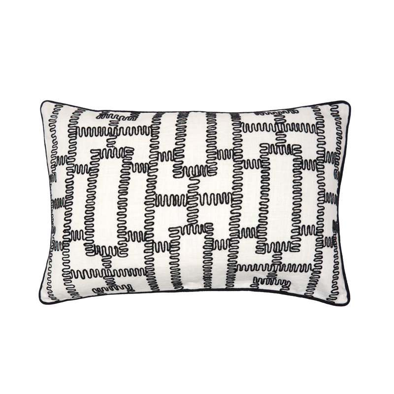Crawford Embroidered Throw Pillow