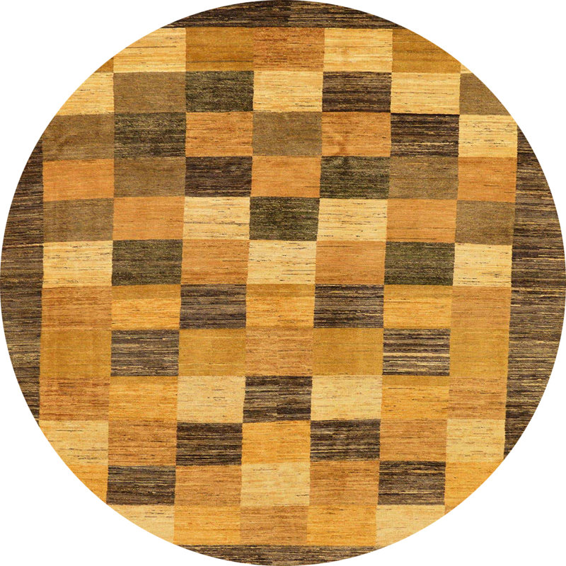 Alyona Abstract Indoor Rug, Round 5'