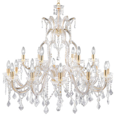 Kelly 18 - Light Candle Style Chandelier