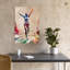 Art mural moderne abstrait coloré coloré-129152828