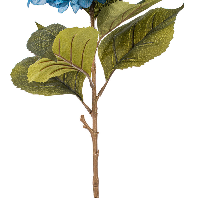 Tige d'hortensia de 42 po, H 42 po x l 9,5 po x P 15,5 po, Bleu