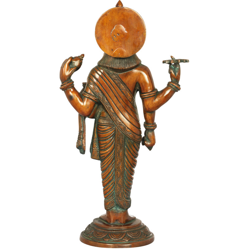 Figurine Dhanvantari - le médecin des dieux, Brun