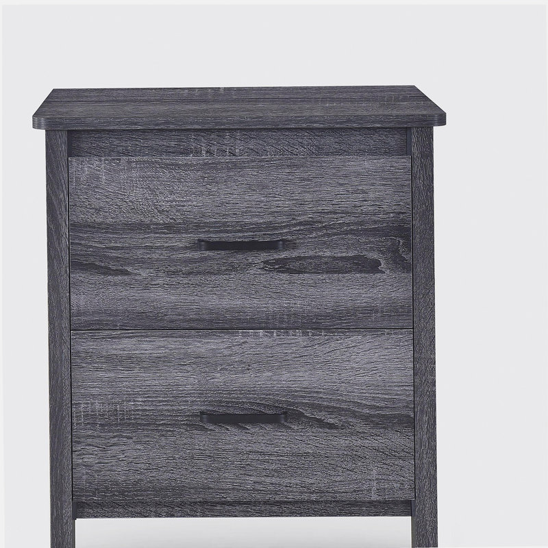 Table de chevet Toolless, Gris foncé