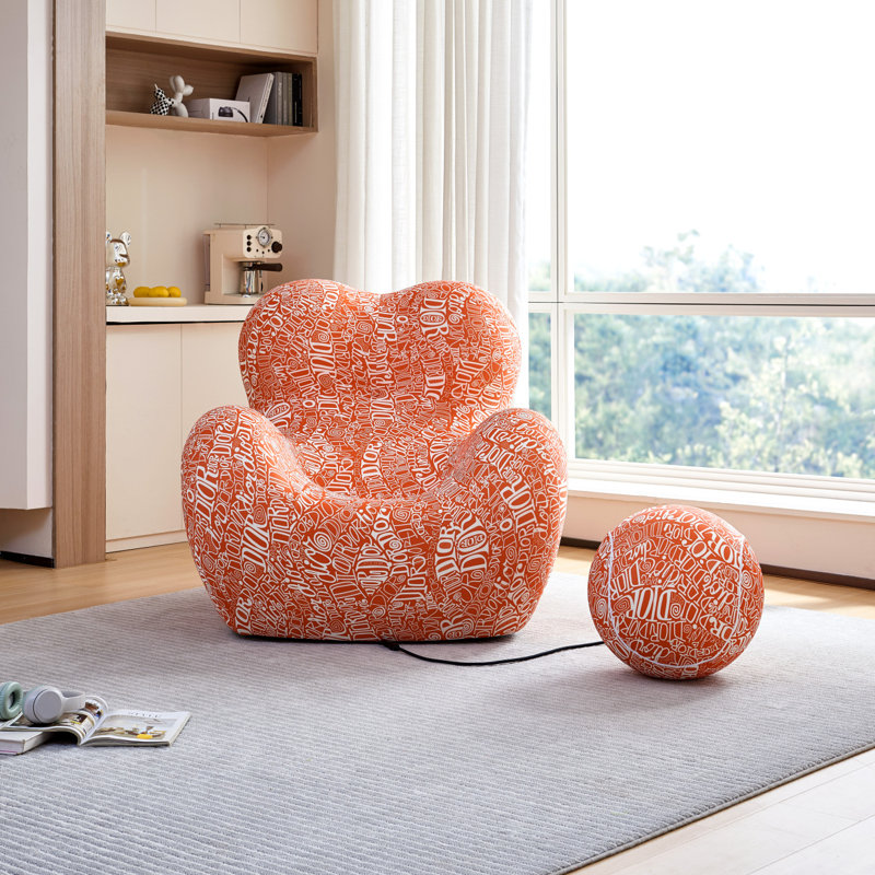 Fauteuil paresseux moderne, fauteuil pour adultes, adolescents, fauteuil personnel, concepteur de tissu rayé paresseux simple