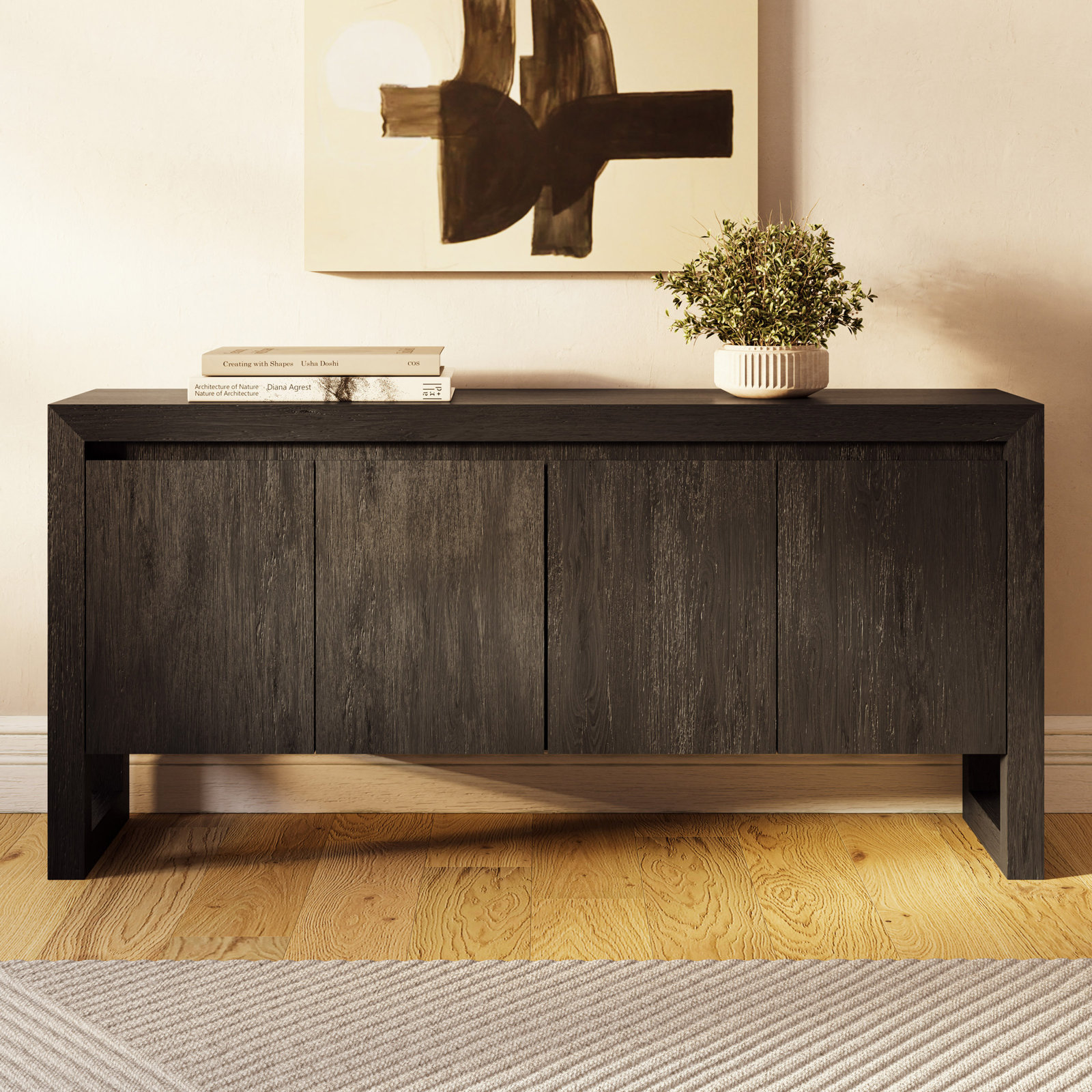 Colin Acacia Sideboard, Ebonized