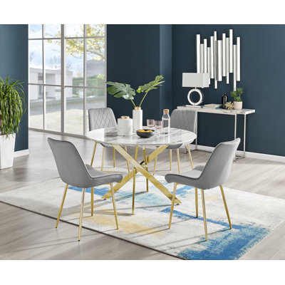 Eubanks 4 - Person Dining Set