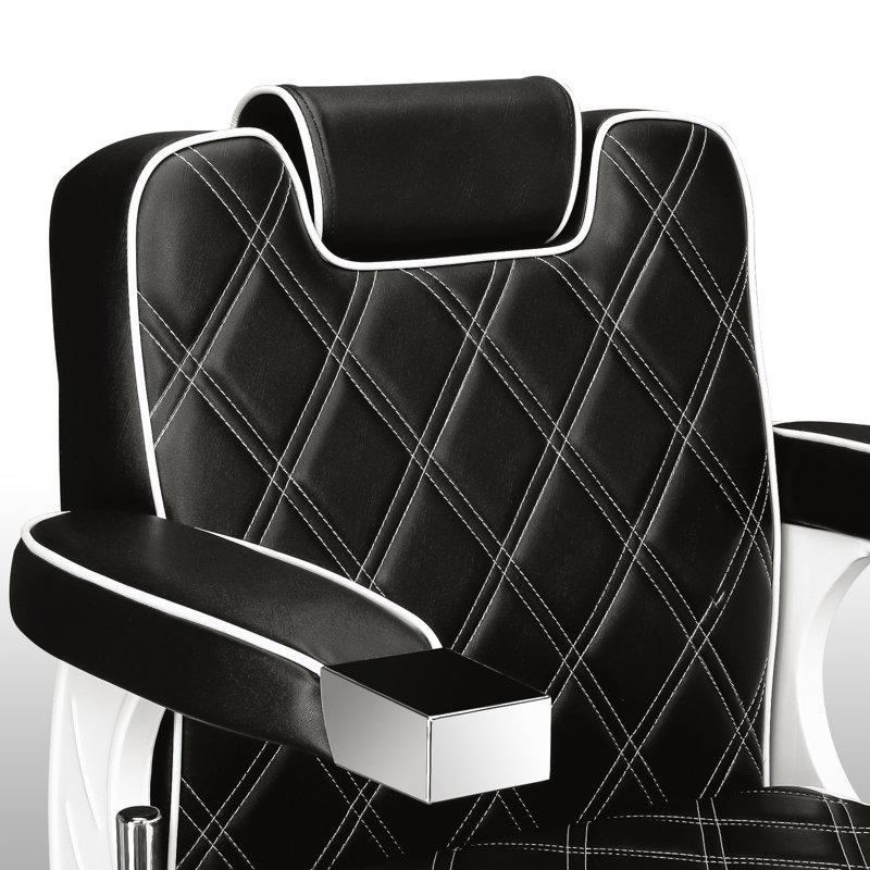 Fauteuil de salon en similicuir Sean