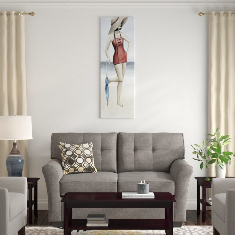 «Beach Beauty I», impression sur toile, H 36 po x l 12 po x P 1,5 po, Toile tendue