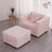 Pink Modular Single 44.9" - Very Comfortable & . Solid Wood Frame Foam. Detachable Washable Cushions. Hydraulic Lift Storage. Contemporary Style For Home. 2 Space Relaxation. Materials.-2033487262