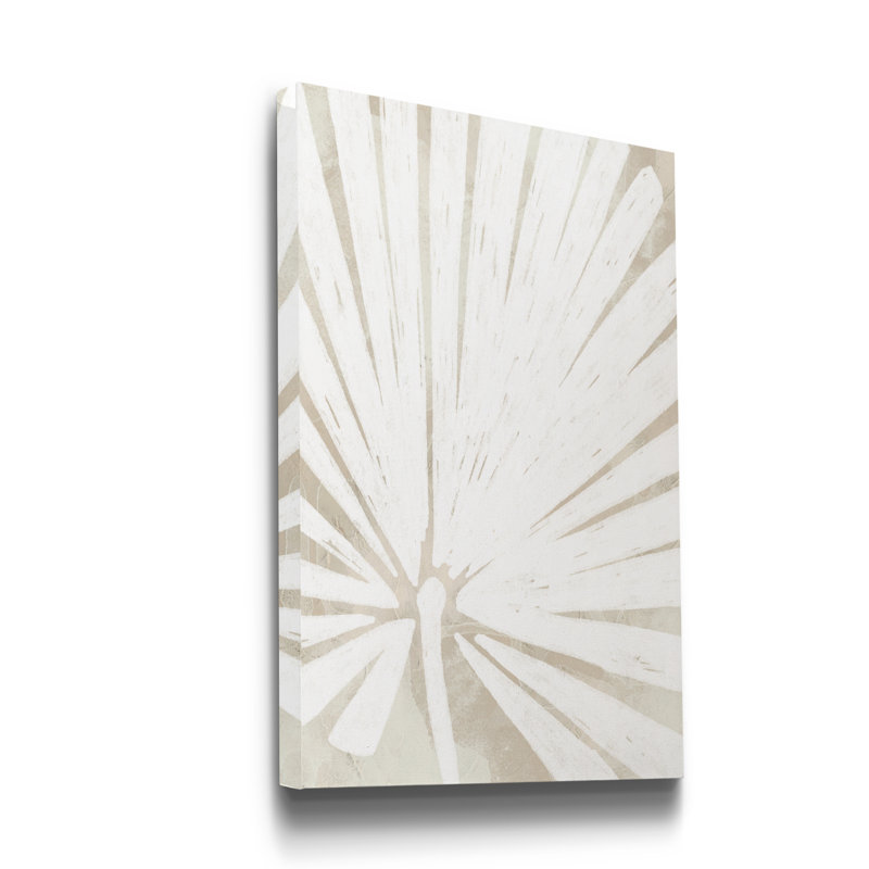 Lin tropical silhouette IV - reproduction sur toile, H 27 po x l 18 po x P 1 po