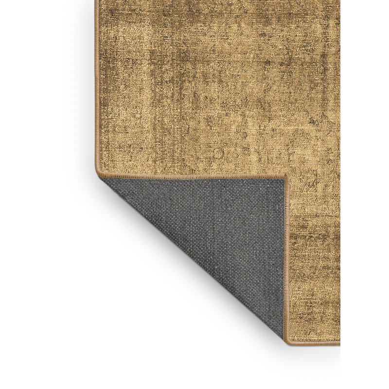 Tapis oriental en laine / polyester Harper / Rae brun / beige, Rectangle 2 pi x 3 pi