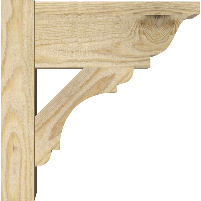 Perspectives olympique traditionnel, Sapin Douglas de 6 po (sciage brut), P 12 po x H 12 po
