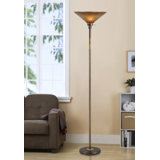 Mazzariello 70'' Rust Torchiere Floor Lamp