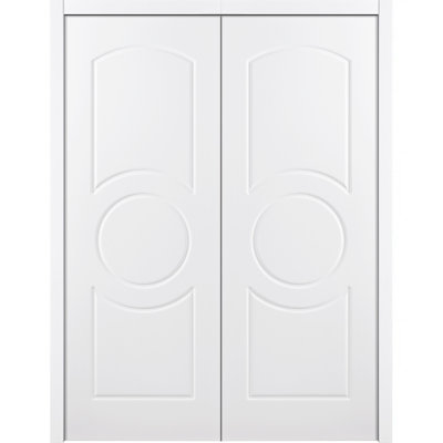 Double porte intérieure stratifiée Ovalo