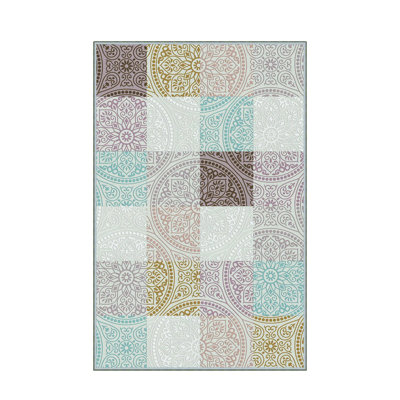 Antibacterial Hall Carpet, 31.5 x 59.1 inches | 100% Polyester, 0.4 in Pile Height, Non-Slip PVC Felt Dot Underside | Machine Washable, 3D Digital Printing | Durable & Stylish for Entryway, Living Room, or Bedroom