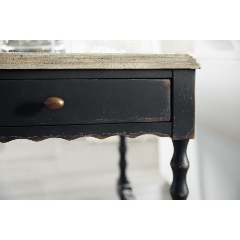 CiaoBella Solid Wood End Table