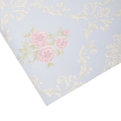 Non-Pasted Non-Woven 3D Embossed Wallpaper Roll