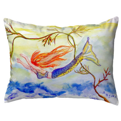 Outdoor Reversible Throw Pillow