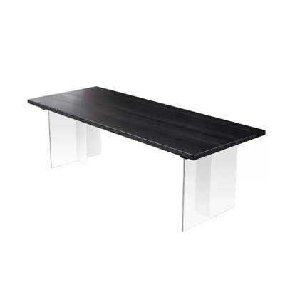 Ash Solid Wood Top Dining Table